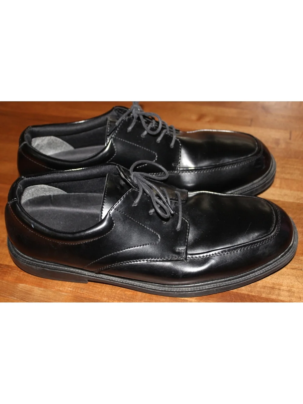 Nunn Bush Black Leather Oxfords Mens Size 13 M Square Toe Dress Shoes 84175-001